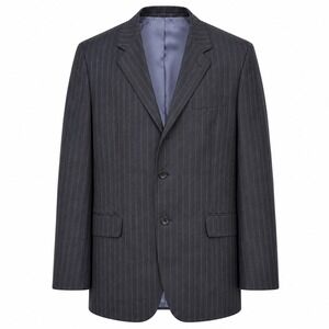 Grant Thomas Quiet Luxury Pinstripe Suit Jacket Mens‎ 44R Wool Old Money